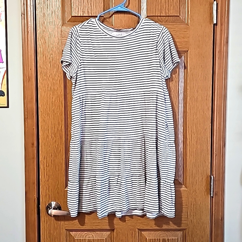Loft medium striped dress